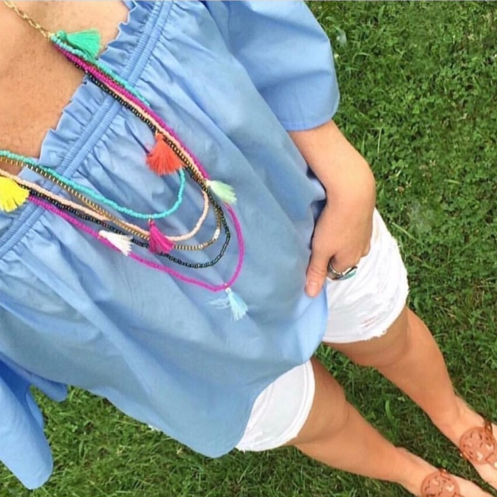 3/$25—Bright & Fun Tassel Neck./Bracelet Set!! NWT - Picture 4 of 7